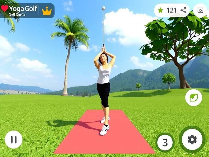 Yoga Golf Balance Community Event